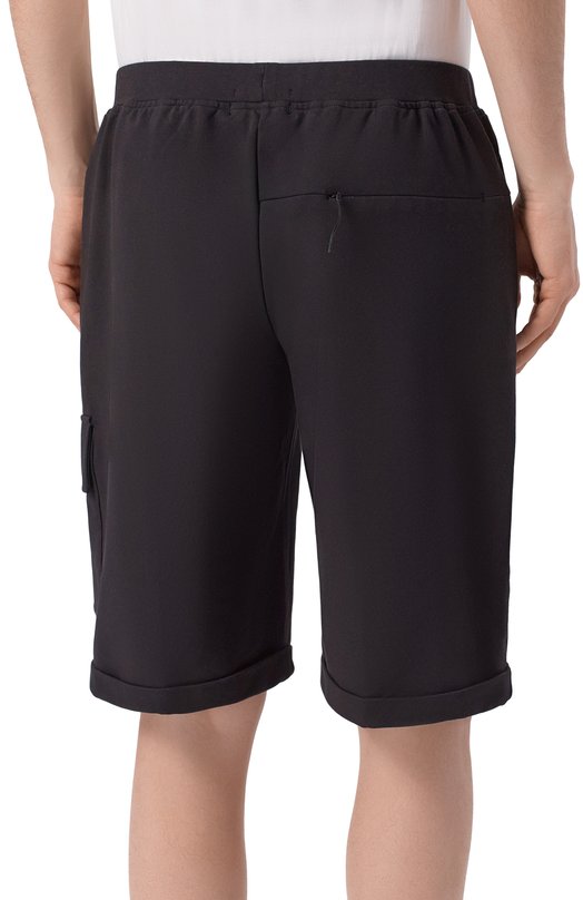 Хлопковые шорты C.P. Company RSCMSB741A/110044G Чёрный  RSCMSB741A/110044G Фото 4