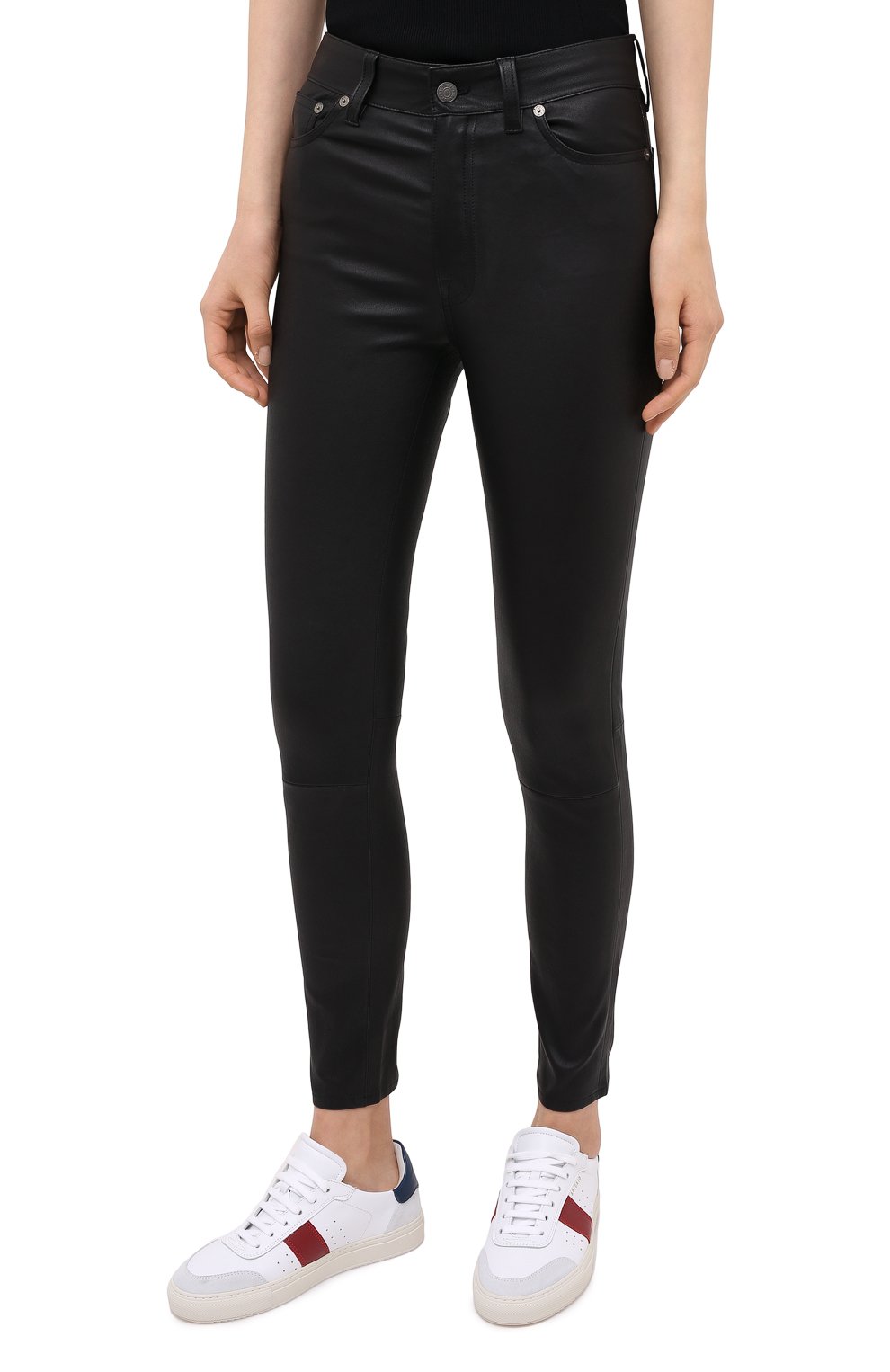 Кожаные брюки POLO RALPH LAUREN, арт. 211765887, фото 3