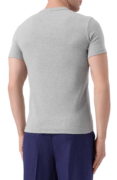 Хлопковая футболка KITON, арт. UNWM008K0275H04, фото 4