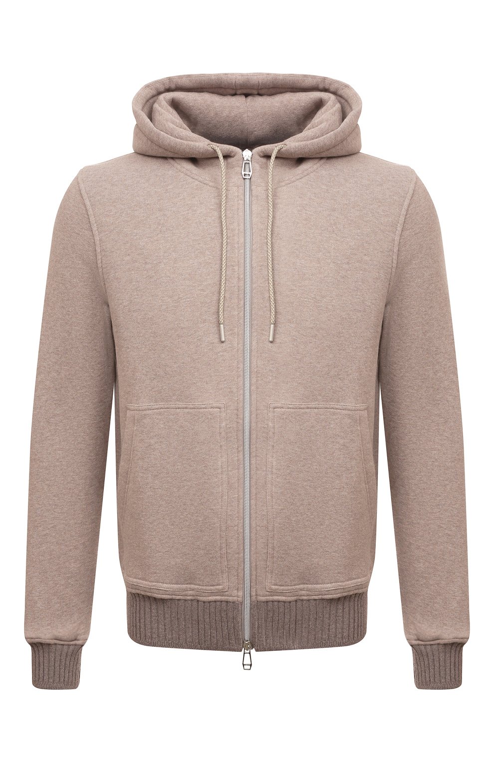 Толстовка из хлопка и кашемира MVST бежевого цвета по цене 149000 руб., арт. 15M429.FW00.MUST./58-62, фото 1 Толстовка из хлопка и кашемира MVST, арт. 15M429.FW00.MUST./58-62, фото 1