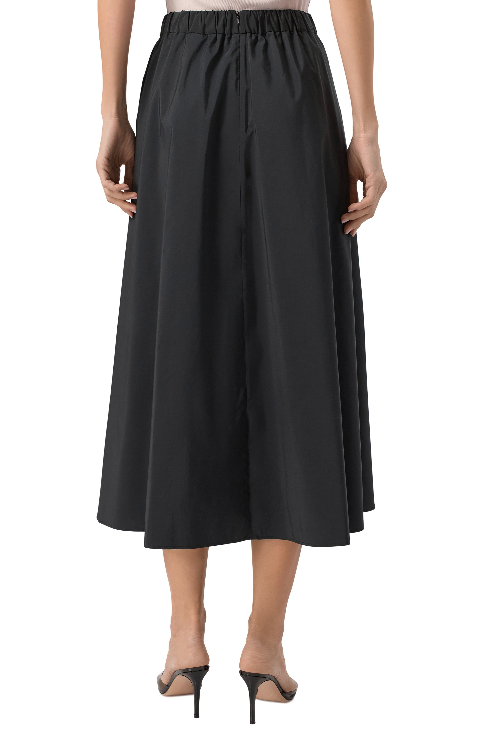 Юбка WEEKEND MAX MARA черного цвета по цене 25350 руб., арт. CURVAT0, фото 4 Юбка WEEKEND MAX MARA, арт. CURVAT0, фото 4