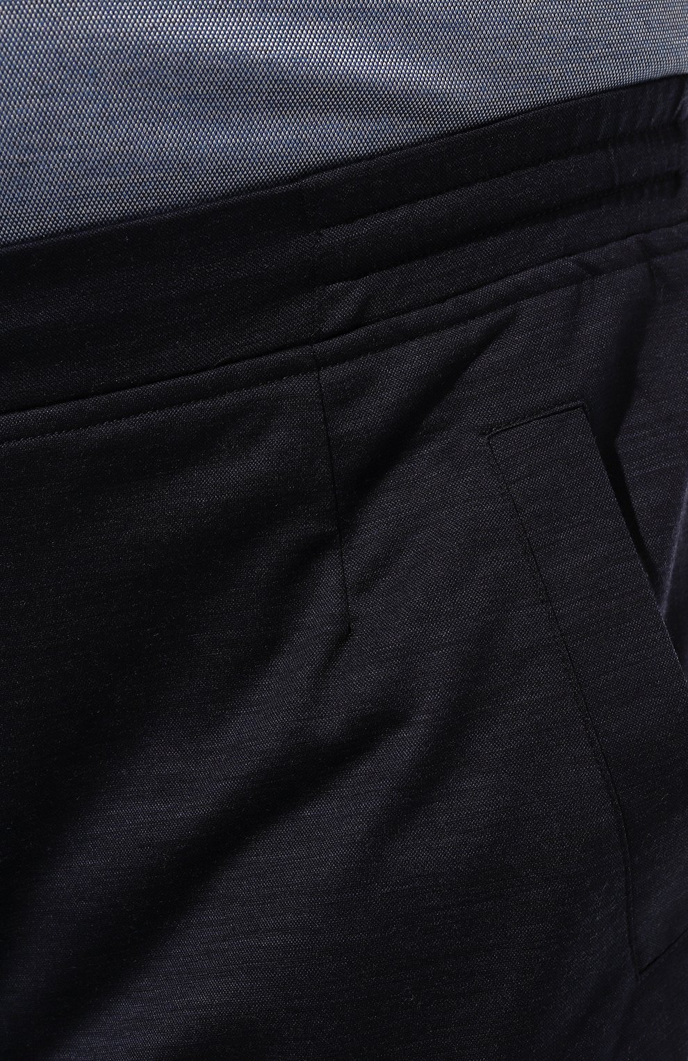 Шерстяные брюки CAPOBIANCO синего цвета по цене 49950 руб., арт. MPAN.0X00/58-60, фото 5 Шерстяные брюки CAPOBIANCO, арт. MPAN.0X00/58-60, фото 5