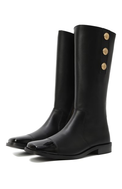 Кожаные сапоги BALMAIN, арт. BX0A46