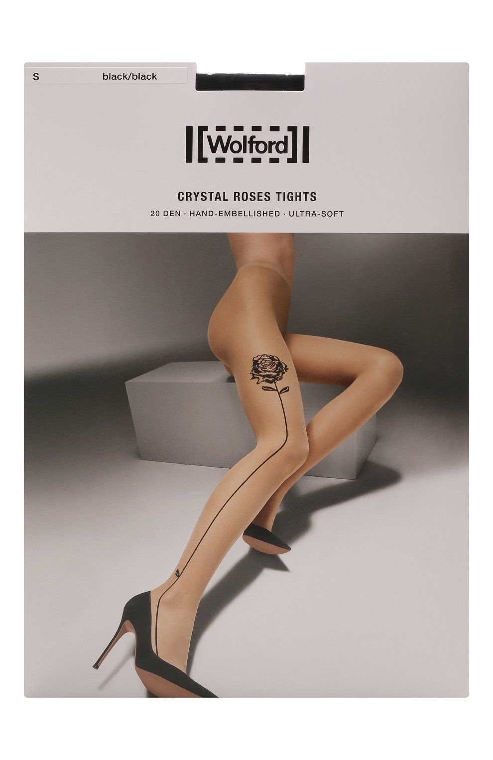 Колготки WOLFORD черного цвета по цене 20900 руб., арт. 14912, фото 1 Колготки WOLFORD, арт. 14912, фото 1