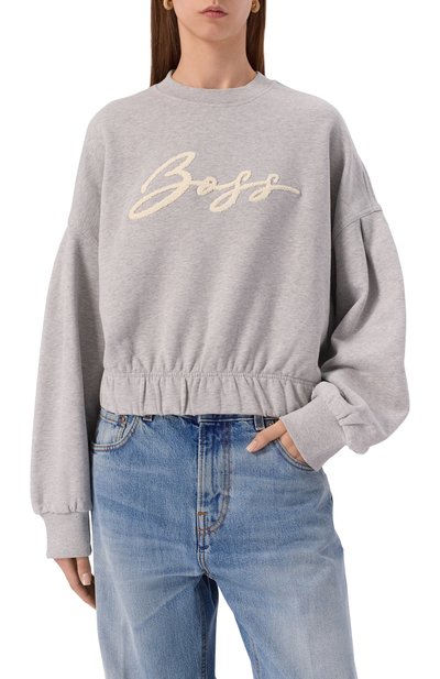 Хлопковый свитшот BOSS ORANGE, арт. 50547796, фото 3