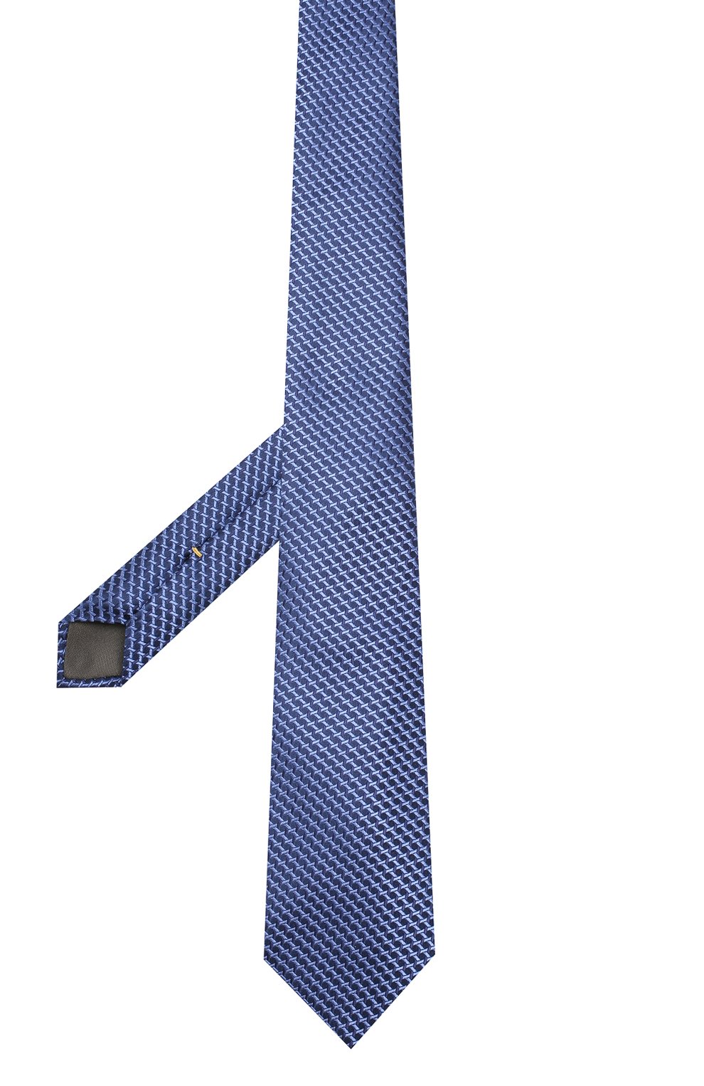 Шелковый галстук CANALI темно-синего цвета по цене 9575 руб., арт. 18/HJ02610, фото 2 Шелковый галстук CANALI, арт. 18/HJ02610, фото 2