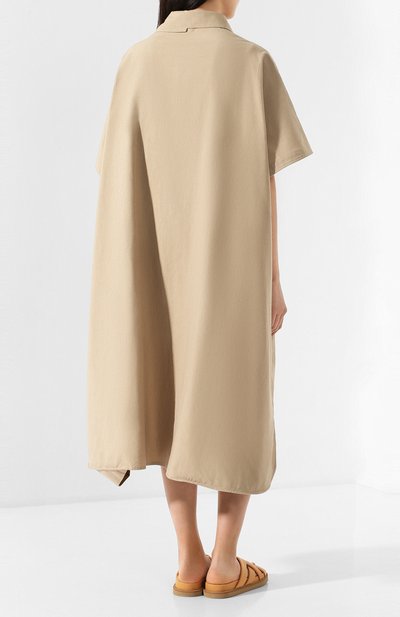 Хлопковое платье YOHJI YAMAMOTO, арт. FS-D52-009, фото 4