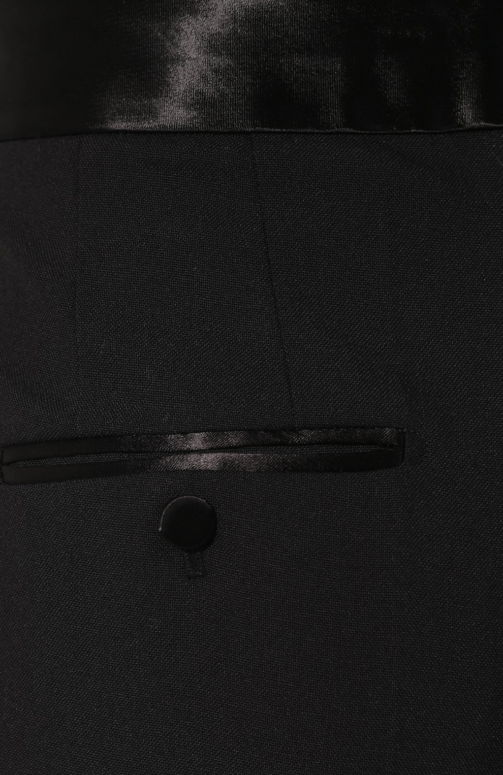 Брюки со стрелками HELMUT LANG черного цвета по цене 55150 руб., арт. I09HW205, фото 5 Брюки со стрелками HELMUT LANG, арт. I09HW205, фото 5