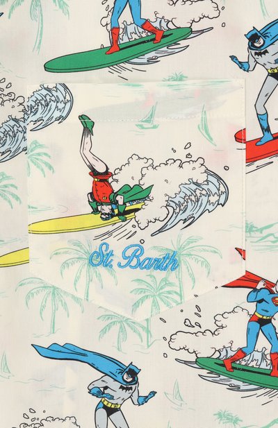 Хлопковая рубашка MC2 SAINT BARTH, арт. STBK KALEA JR/03908H, фото 3