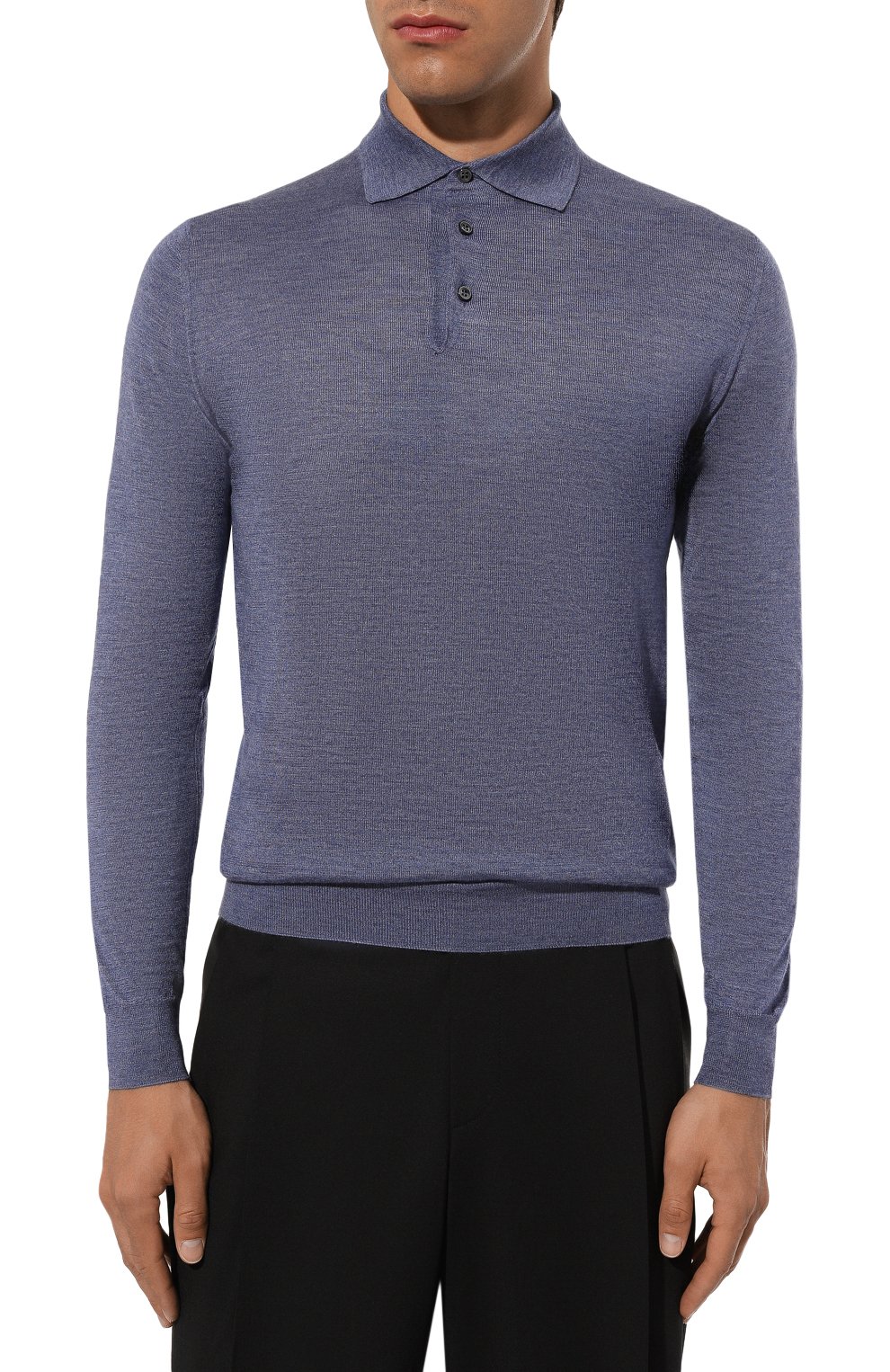 Поло из кашемира и шелка FEDELI, арт. 7UI07091, фото 3