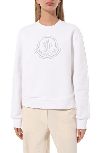 Хлопковый свитшот MONCLER, арт. 8G00028809KX, фото 3