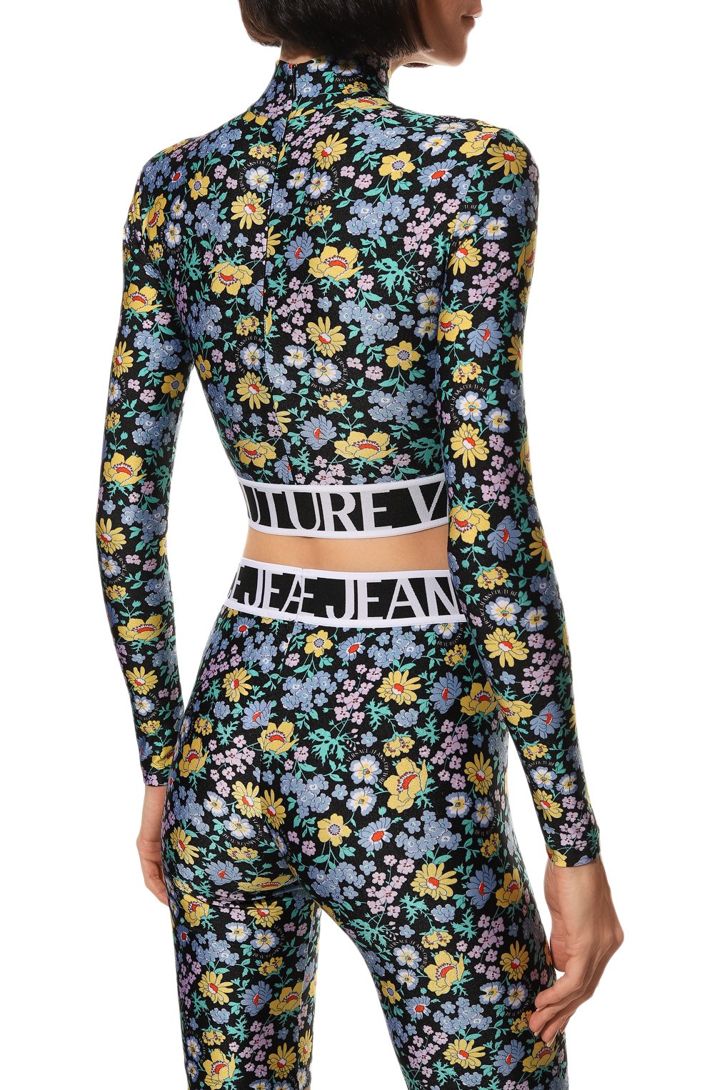 Топ VERSACE JEANS COUTURE, арт. 72HAH6A7-72DP617 LYCRA PRINT SPRING BL0SS0M HYDRAN, фото 4