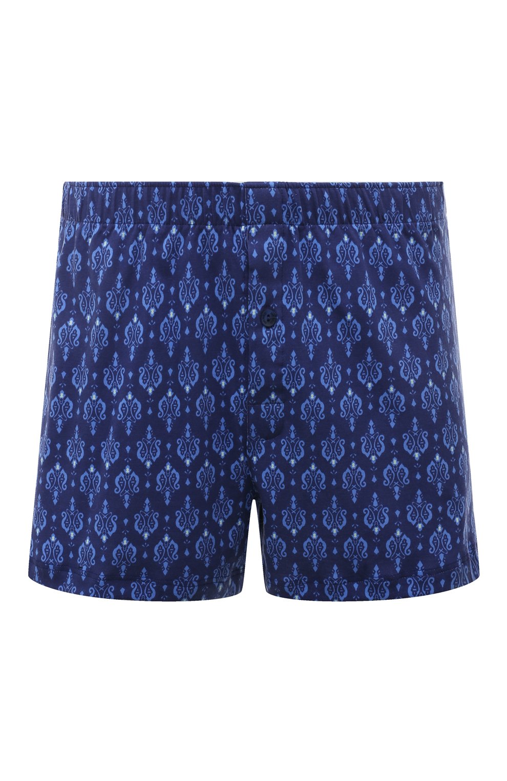 Хлопковые боксеры HANRO синего цвета по цене 8180 руб., арт. 073290, фото 1 Хлопковые боксеры HANRO, арт. 073290, фото 1