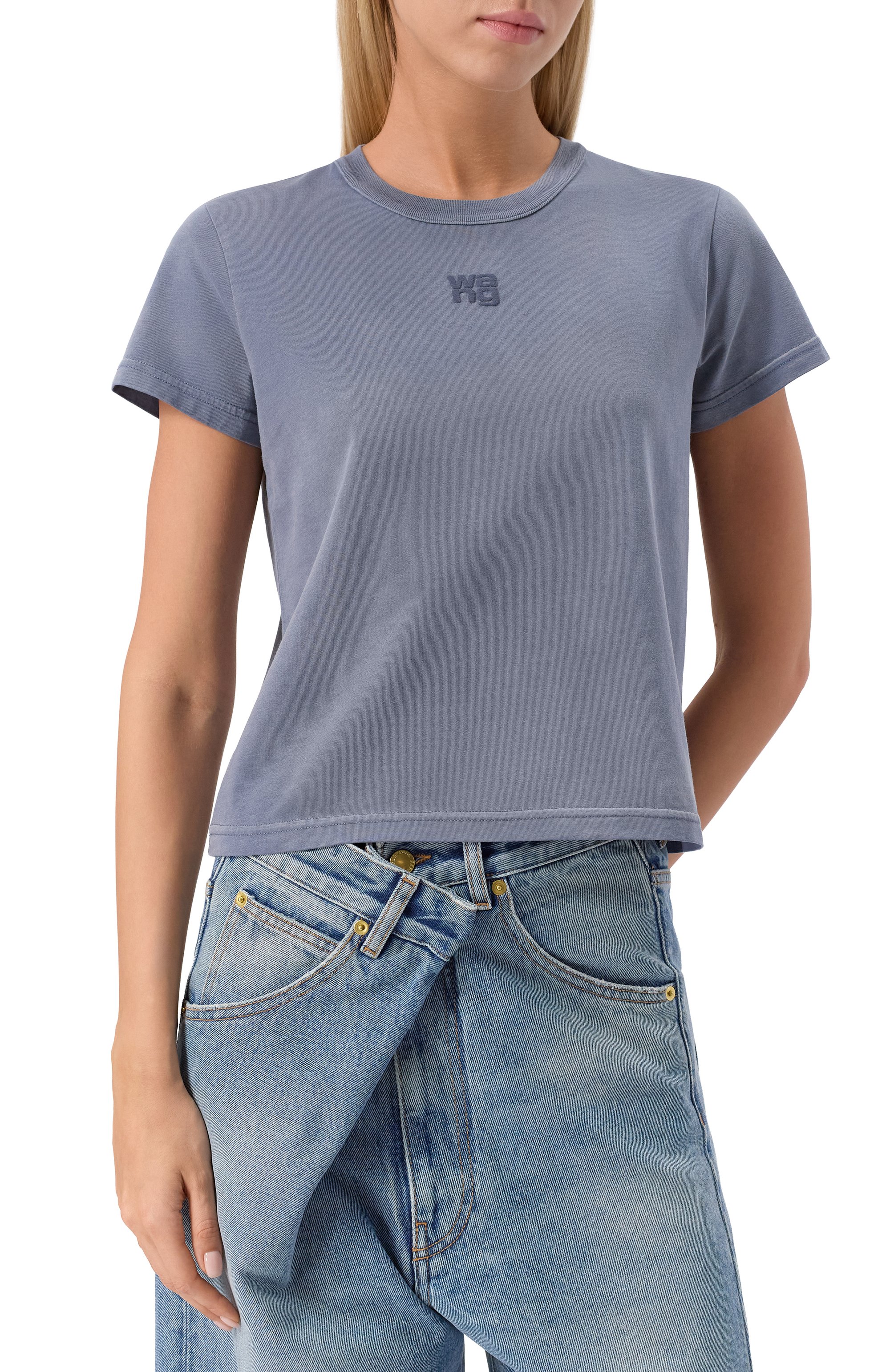 Хлопковая футболка ALEXANDERWANG.T, арт. 4CC3241521, фото 3