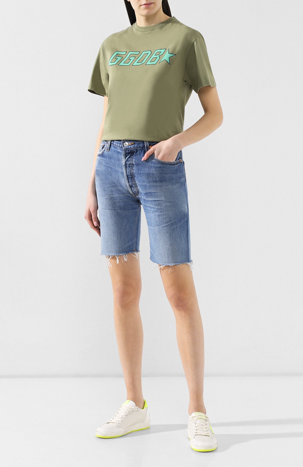 Хлопковая футболка GOLDEN GOOSE DELUXE BRAND, арт. G34WP124.L5, фото 2