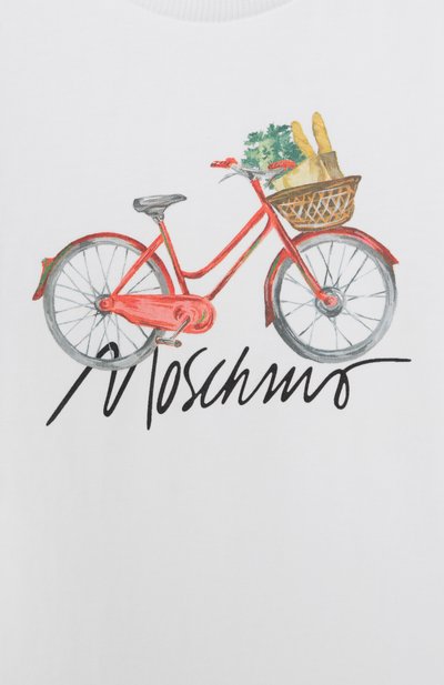 Хлопковая футболка MOSCHINO, арт. HAM06U/LBA10/4-8, фото 3