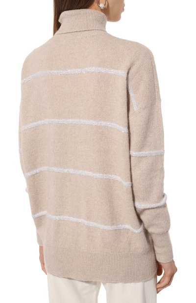 Свитер из шерсти и хлопка BRUNELLO CUCINELLI, арт. MSP71BP411, фото 4