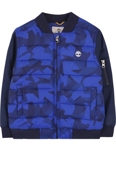 Куртка-бомбер на молнии с принтом TIMBERLAND, арт. T26464/6A-12A, фото 1