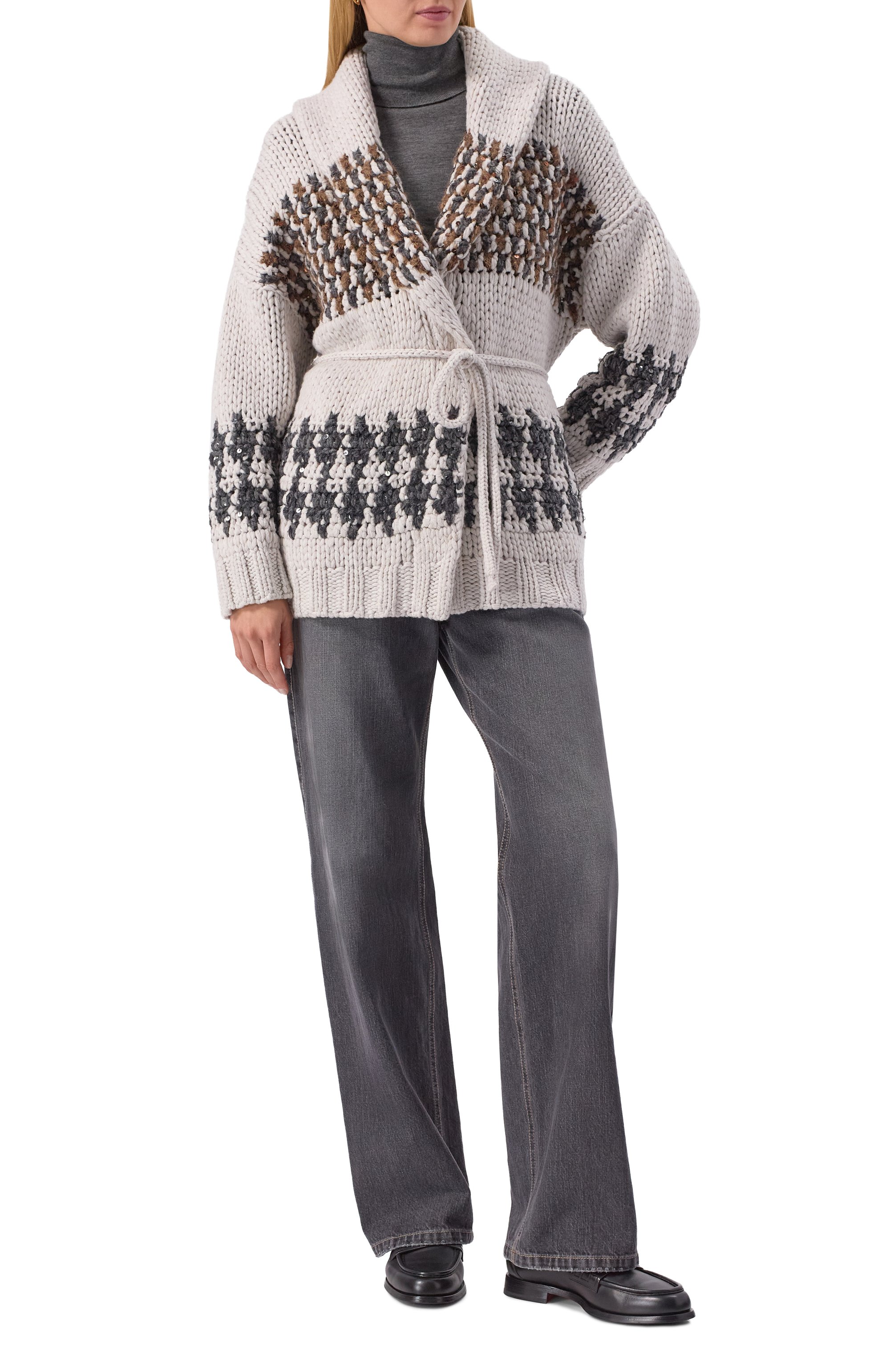 Кашемировый кардиган BRUNELLO CUCINELLI, арт. M52638506, фото 2