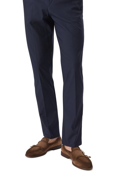 Замшевые лоферы malibu SANTONI, арт. MGAG19006TGRSEAA, фото 3