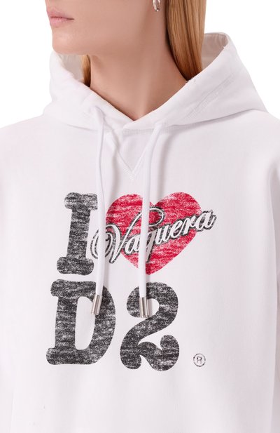 Хлопковое худи dsquared2 x vaquera DSQUARED2, арт. S72GU0504/S25516, фото 5