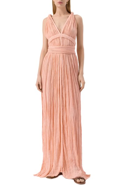 Хлопковое платье KASIA KULENTY, арт. SELENA G0WN, фото 3