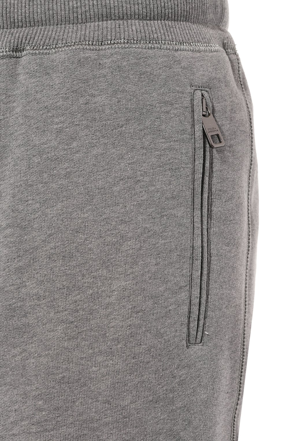 Хлопковые шорты DOLCE & GABBANA серого цвета по цене 51250 руб., арт. GVB7HT/G7F2G, фото 5 Хлопковые шорты DOLCE & GABBANA, арт. GVB7HT/G7F2G, фото 5