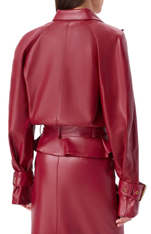 Куртка ROWEN ROSE C0AT_RR164_XS/EC0 LEATHER Бордовый  C0AT_RR164_XS/EC0 LEATHER Фото 4