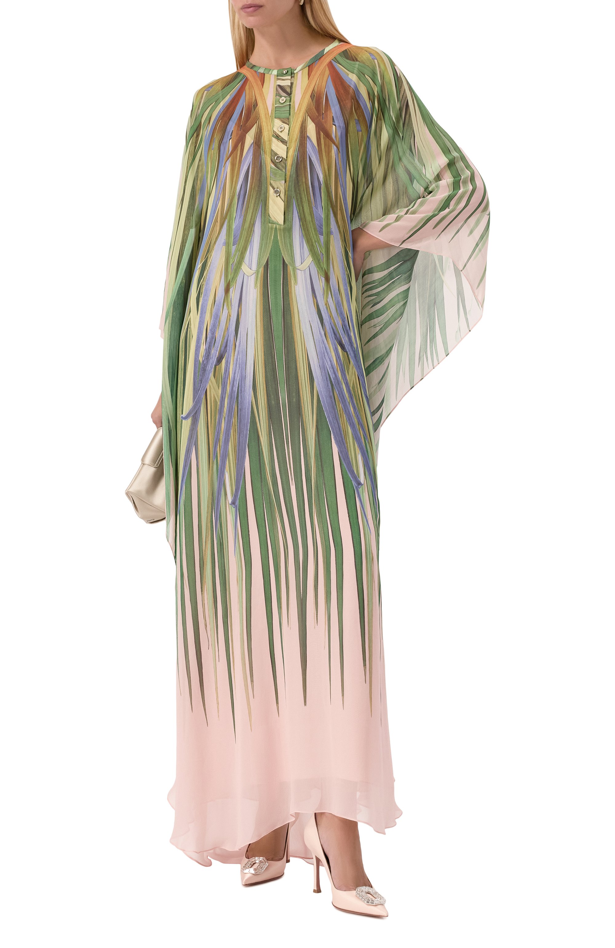 Текстильные туфли camelia 90 AMINA MUADDI, арт. CAMELIA PUMP 90, фото 3