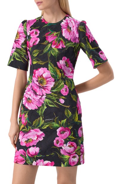 Хлопковое платье DOLCE & GABBANA, арт. F6TMJT/FSFN9, фото 3