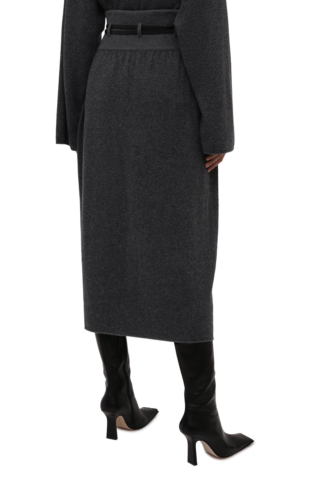 Юбка из кашемира и шелка THE ROW, арт. 5733F377, фото 4