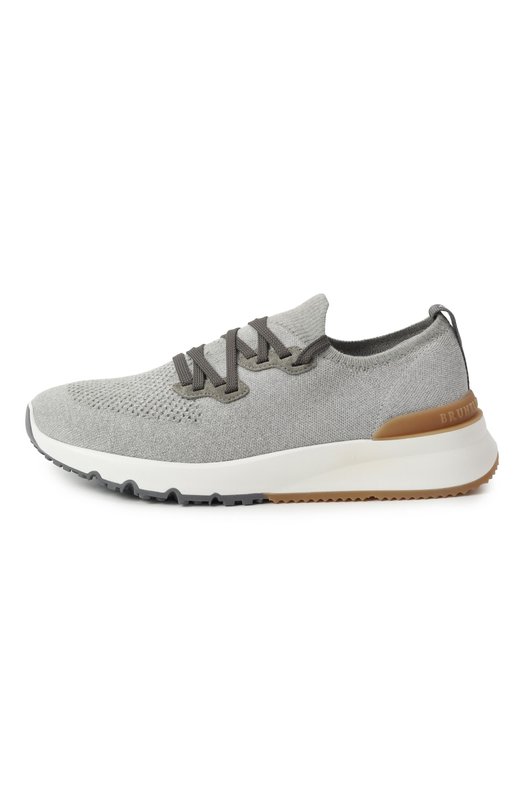Текстильные кроссовки Brunello Cucinelli MZUKIS0250 Зелёный  MZUKIS0250 Фото 4
