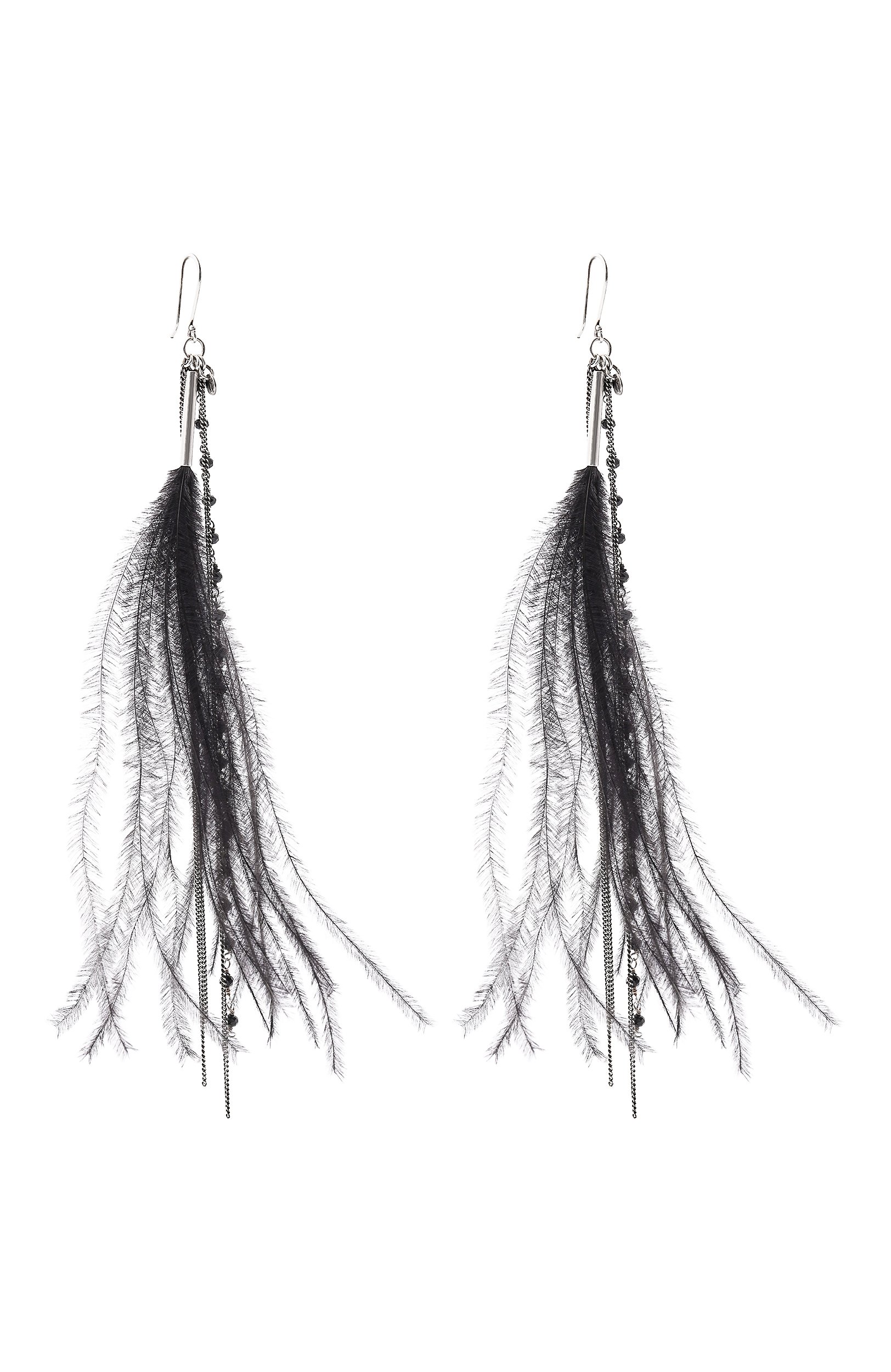 Серьги ANN DEMEULEMEESTER черного цвета по цене 109500 руб., арт. B0014111/JW020, фото 3 Серьги ANN DEMEULEMEESTER, арт. B0014111/JW020, фото 3