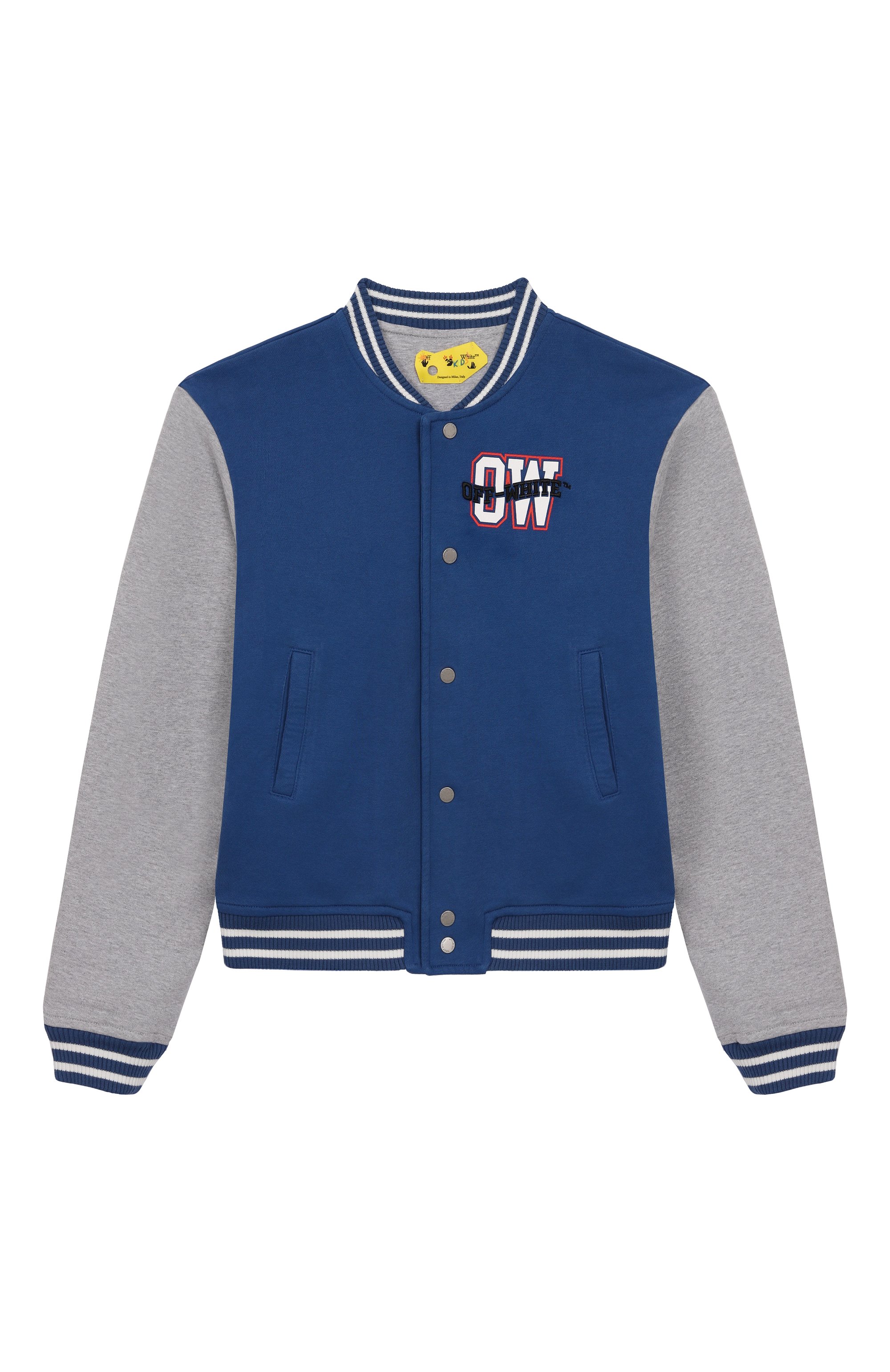 Хлопковый бомбер OFF-WHITE, арт. 0BEH004S25FLE001/12+, фото 1