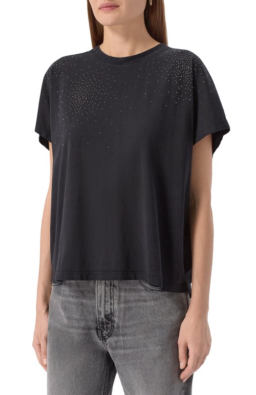 Хлопковая футболка BOSS Orange 50547797 Чёрный  50547797 Фото 3