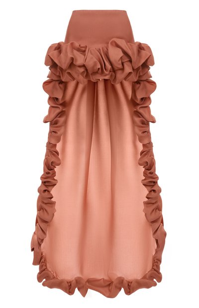 Женская шелковая юбка SAINT LAURENT, арт. 839665/Y4J21