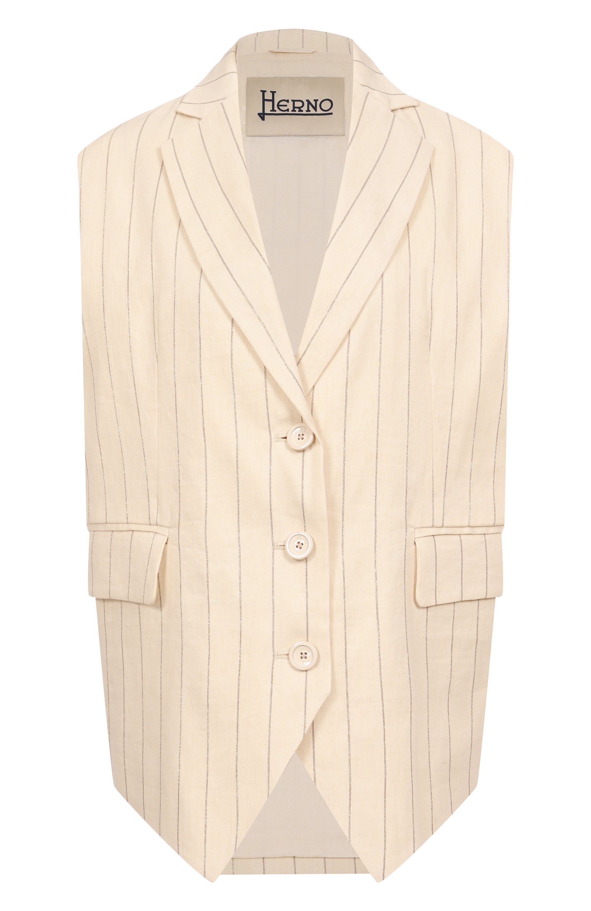 Жилет изо льна и хлопка HERNO, арт. GA000296D/17136, фото 1