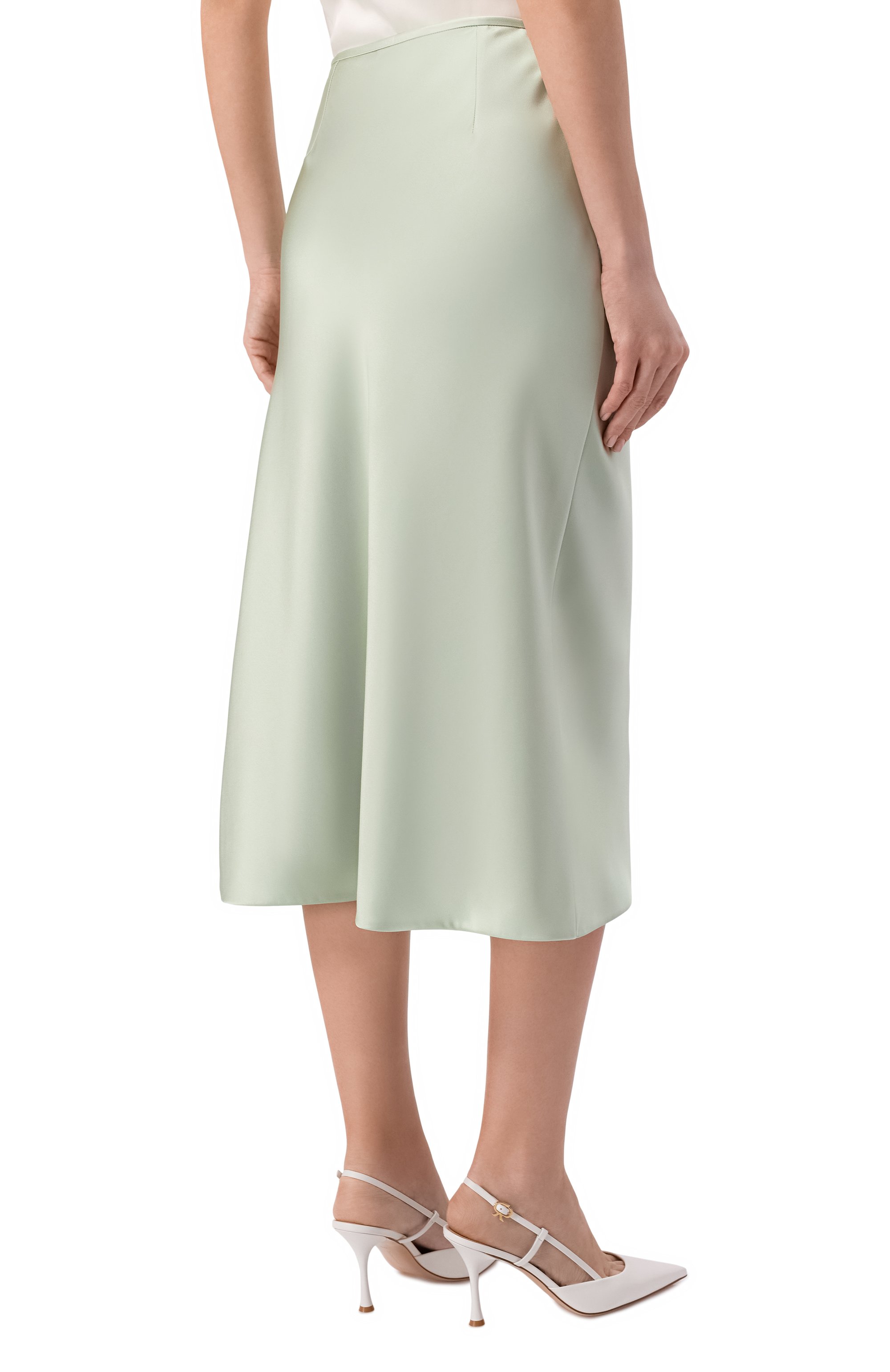 Атласная юбка MVST, арт. M26.2PW.S015/F096 D0UBLE SATIN, фото 4