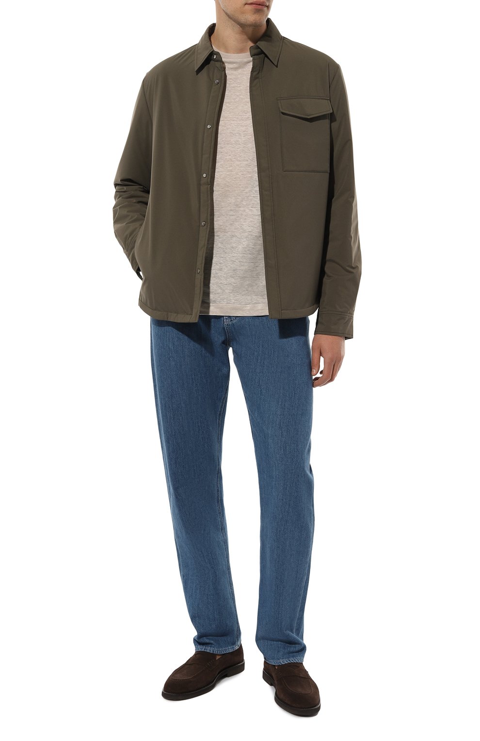 Льняная футболка ZILLI, арт. TSR02AM0800VZLF65M, фото 2