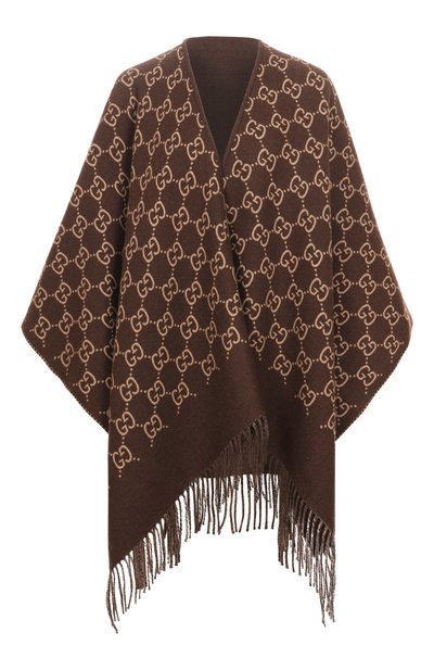 Женская шерстяное пончо GUCCI, арт. 817831/3G200
