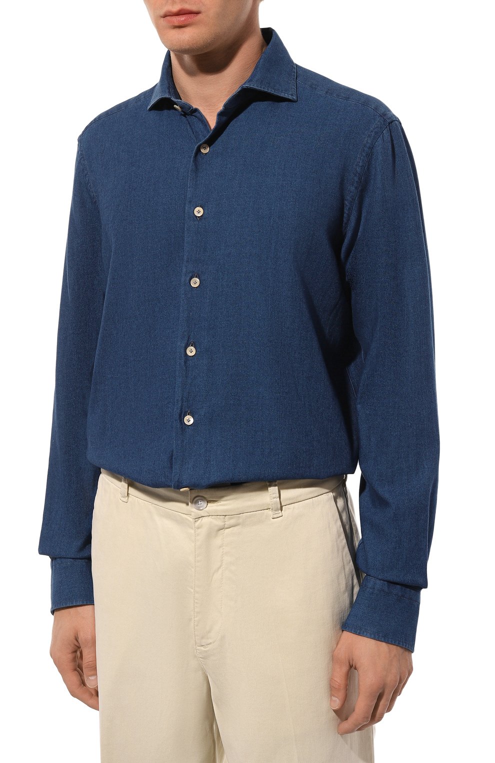 Хлопковая рубашка ALESSANDRO GHERARDI, арт. BR1L-3G-7T/73A1, фото 3