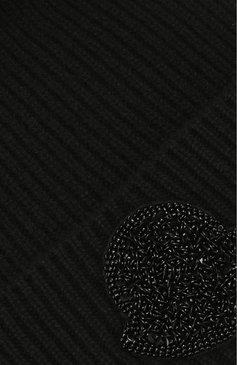 Женская шапка из смеси шерсти и кашемира MONCLER черного цвета, арт. E2-093-99642-00-A9234 | Фото 3 (Материал: Текстиль, Кашемир, Шерсть; Статус проверки: Проверена категория)