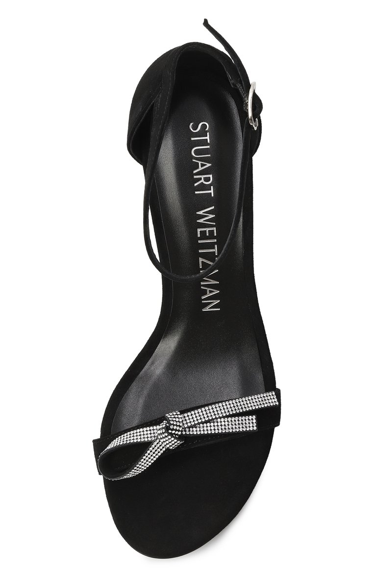 Кожаные босоножки nearlynude sw bow STUART WEITZMAN, арт. SD105, фото 4