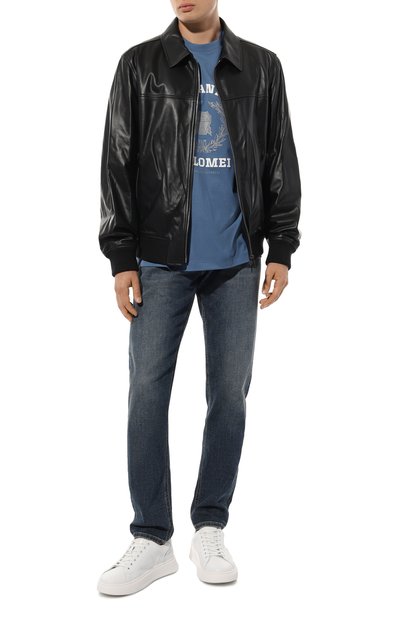 Хлопковая футболка BRUNELLO CUCINELLI, арт. M0T718452, фото 2