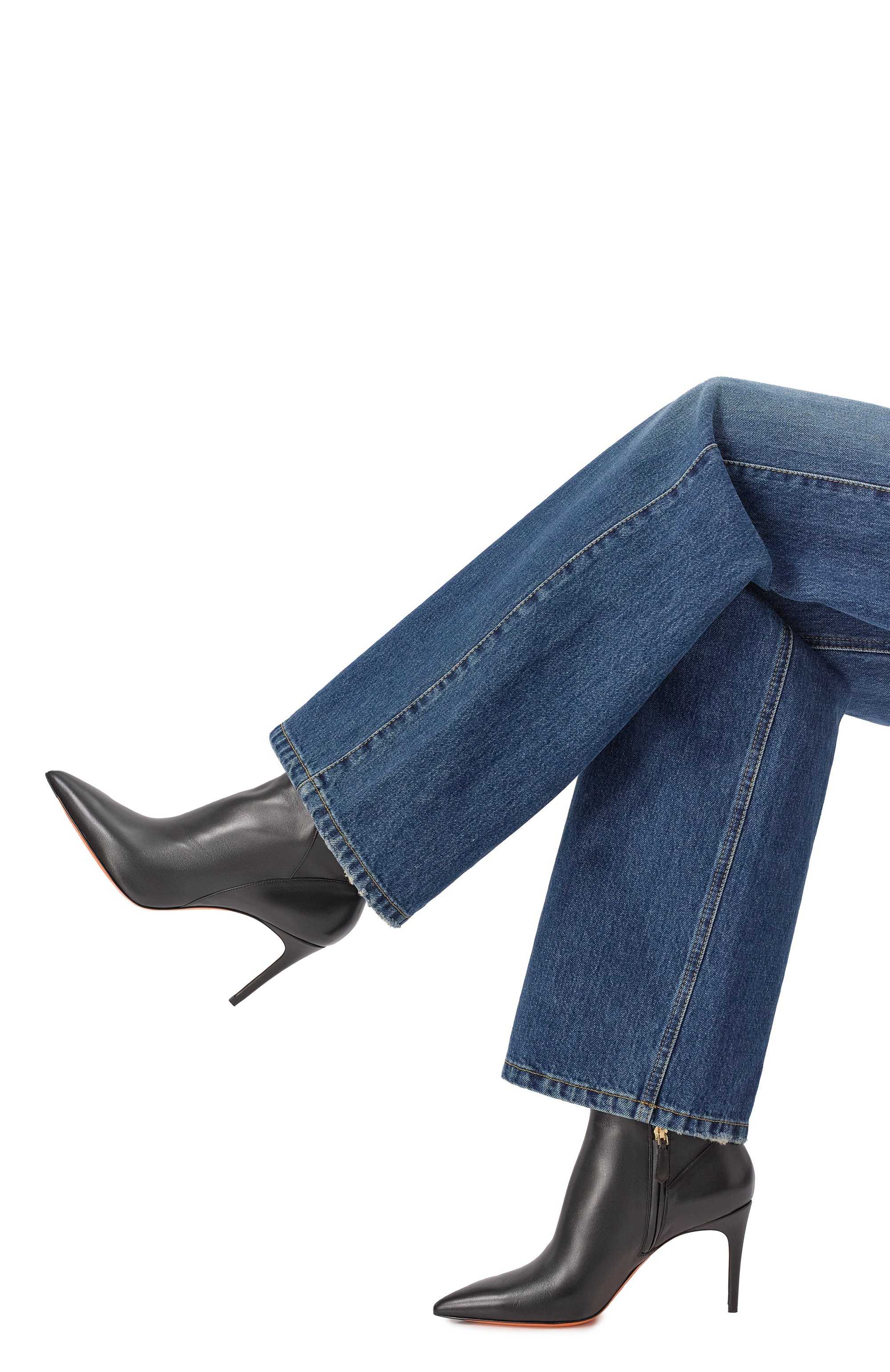 Кожаные ботильоны SANTONI, арт. WTIG71819HI2NSZA, фото 2