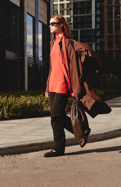 Рюкзак sporty THE ROW коричневого цвета по цене 458500 руб., арт. W1282L129, фото 5 Рюкзак sporty THE ROW, арт. W1282L129, фото 5