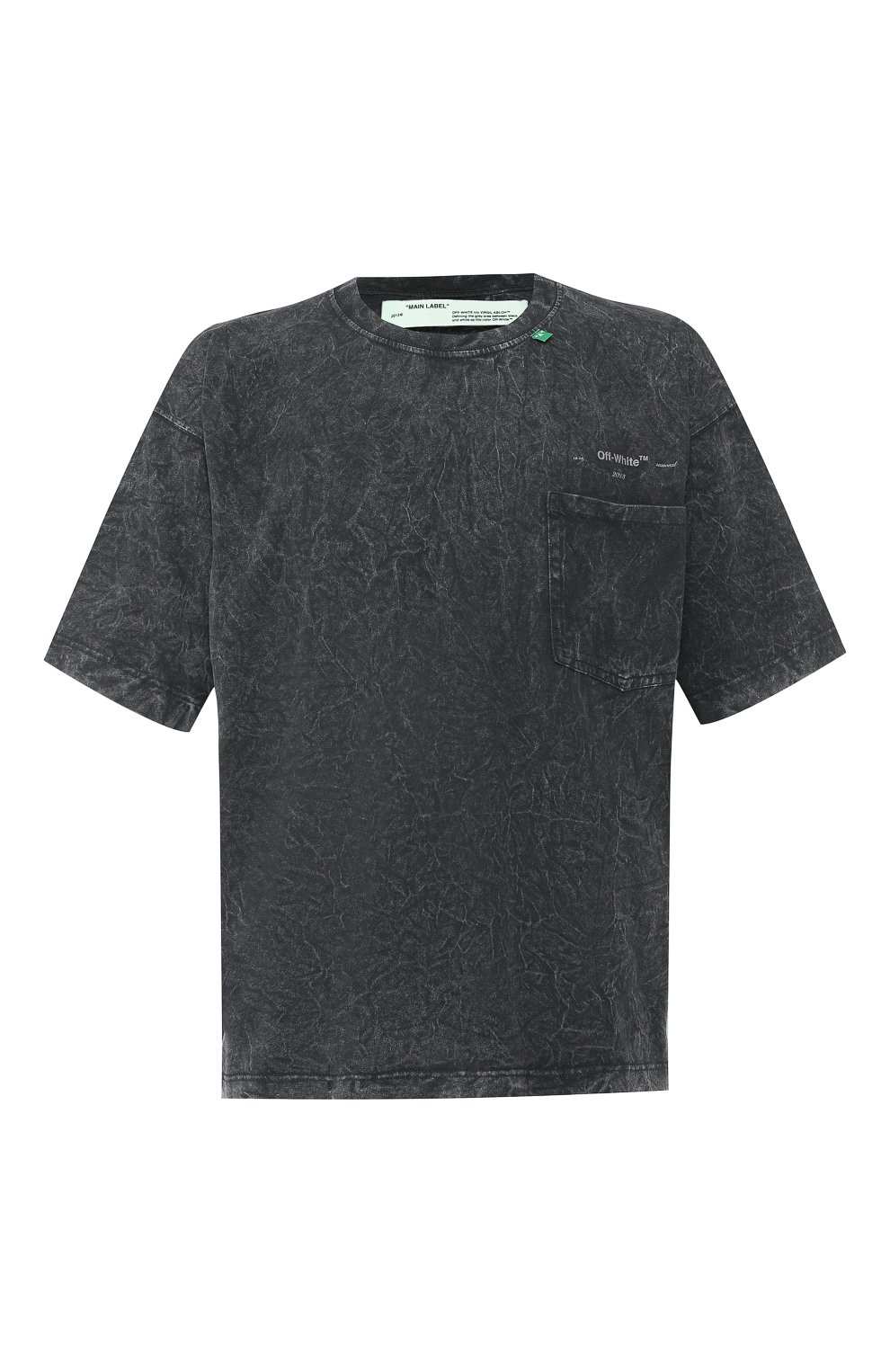 Хлопковая футболка OFF-WHITE, арт. 0MAA054R191850210800, фото 1