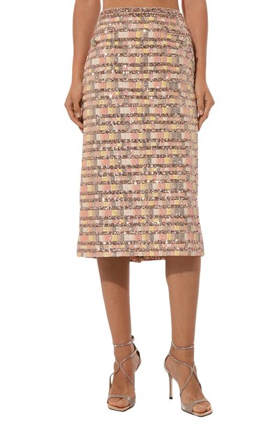 Юбка с отделкой пайетками ELIE SAAB, арт. SK029N, фото 3