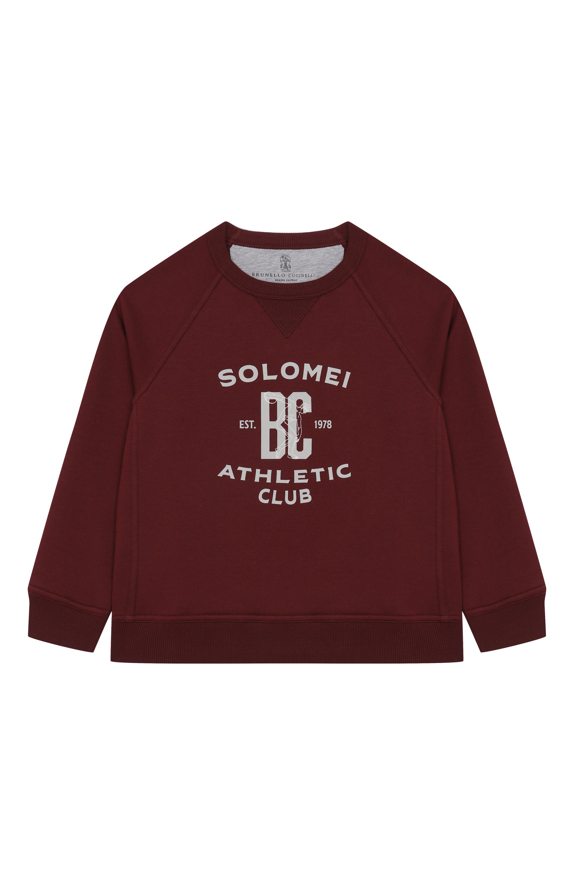 Хлопковый свитшот BRUNELLO CUCINELLI, арт. BW863E193A, фото 1