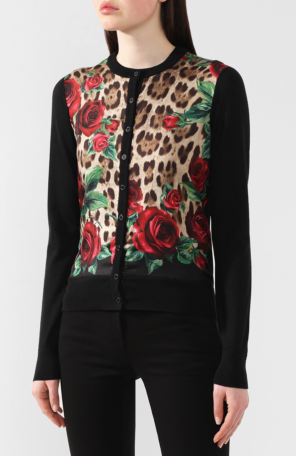 Кардиган из смеси кашемира и шелка DOLCE & GABBANA, арт. FX359T/JAMSH, фото 3